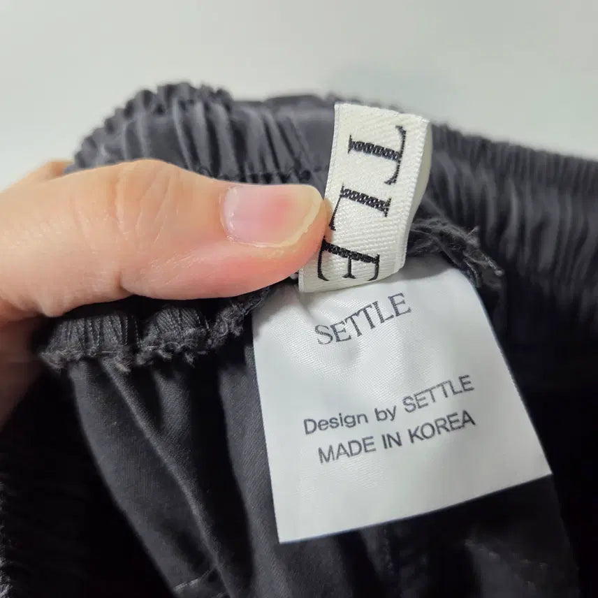 [SOLD OUT] SETTLE 밴딩 와이드 카고 팬츠 26041616