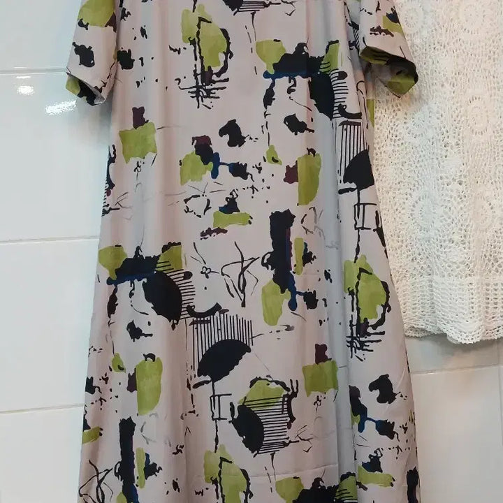 [SOLD OUT] 패턴 롱 원피스 free