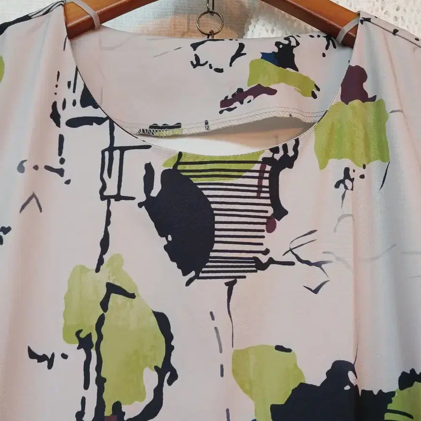 [SOLD OUT] 패턴 롱 원피스 free