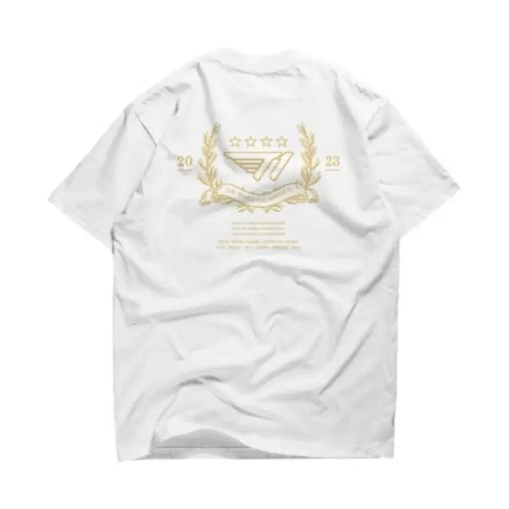[BUNJANG] T1 2023 World Championship T-shirt White / T1 2023 월드챔피언십 우승 반팔티 화이트 새상품