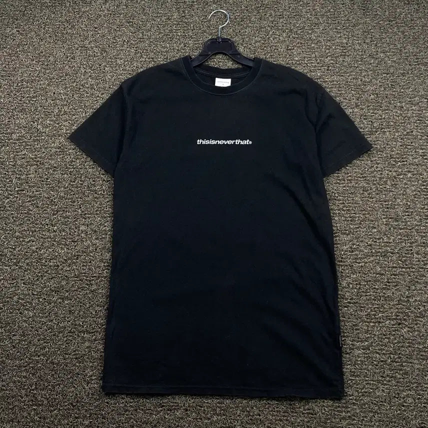 [BUNJANG] thisisneverthat Black T-shirt / 디스이즈네버댓 블랙 반팔 티셔츠