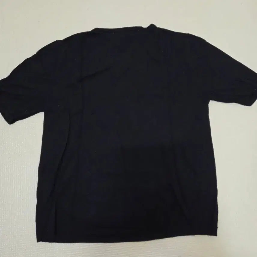 [BUNJANG] 8 Seconds Navy Round Neck Short Sleeve Knit / 에잇세컨즈 네이비 라운드넥 반팔 니트