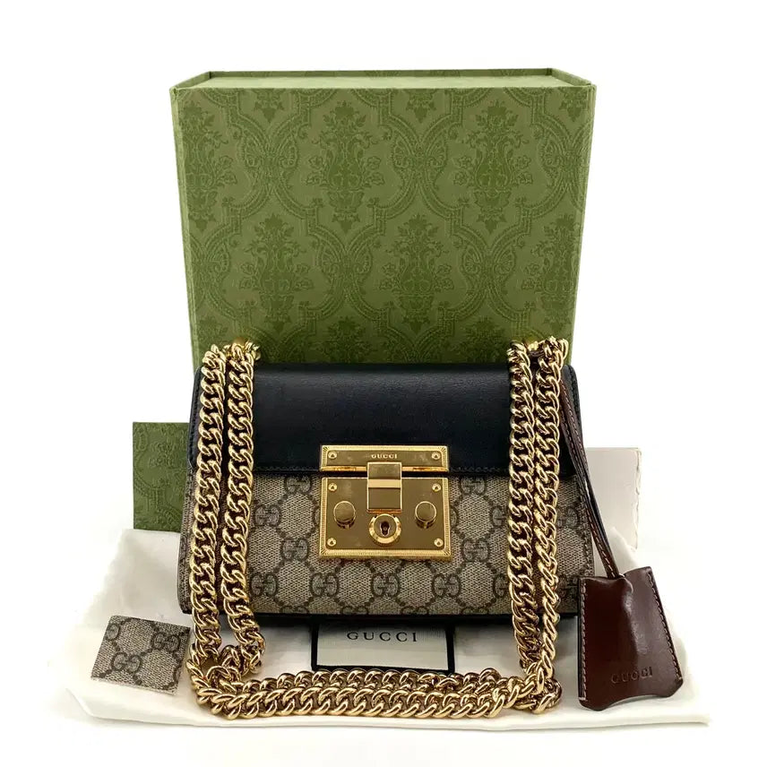 [BUNJANG] Gucci Padlock Supreme Shoulder Bag 409487 / 구찌 패들락 수프림 숄더백 409487
