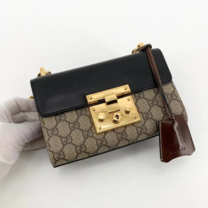 [BUNJANG] Gucci Padlock Supreme Shoulder Bag 409487 / 구찌 패들락 수프림 숄더백 409487