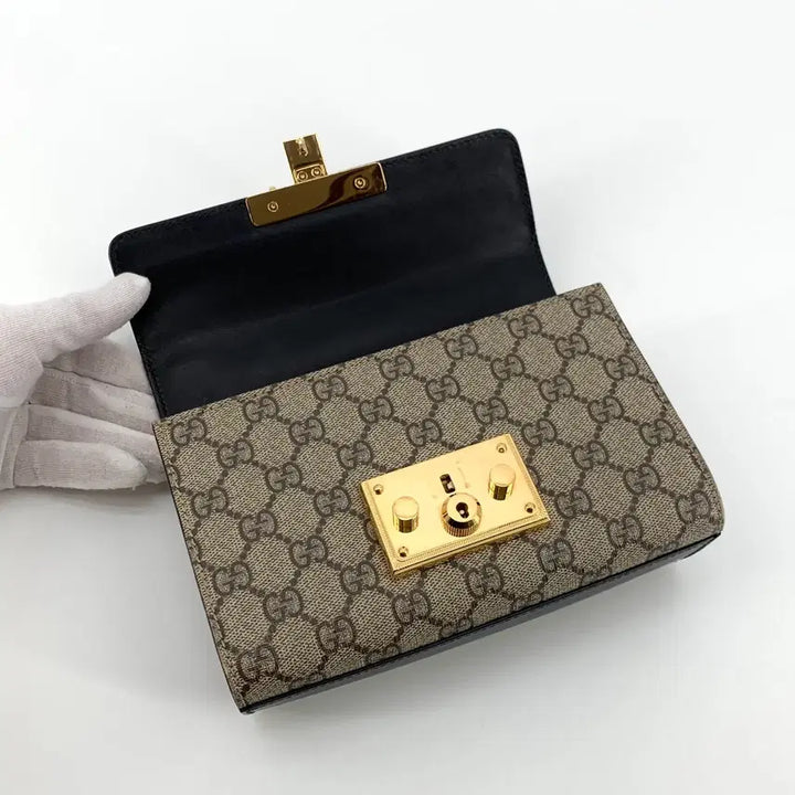 [BUNJANG] Gucci Padlock Supreme Shoulder Bag 409487 / 구찌 패들락 수프림 숄더백 409487