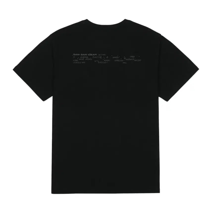[SOLD OUT] 산산기어 26ss 로고 반팔티 블랙 2