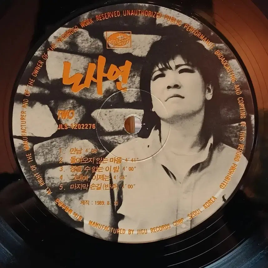 [BUNJANG] Noh Sa Yeon 2nd Album LP Record / 가요 초반 만남 수록 노사연 2집 LP 음반