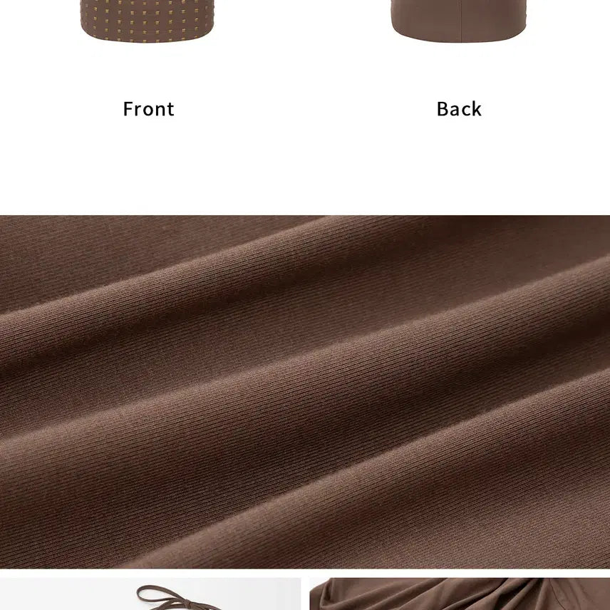 [BUNJANG] iamxiaa Halter Neck Strapless Bodycon Dress / iamxiaa 아엠시아 스터드 홀터넥 스트랩리스 바디콘 드레스