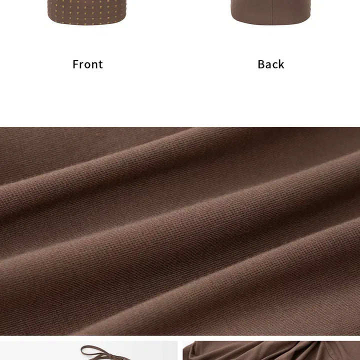 [BUNJANG] iamxiaa Halter Neck Strapless Bodycon Dress / iamxiaa 아엠시아 스터드 홀터넥 스트랩리스 바디콘 드레스