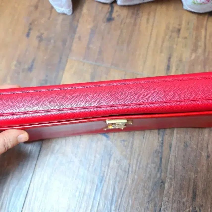 [BUNJANG] Yves Saint Laurent Red Clutch Wallet / 정품 입생로랑 레드 장지갑 클러치