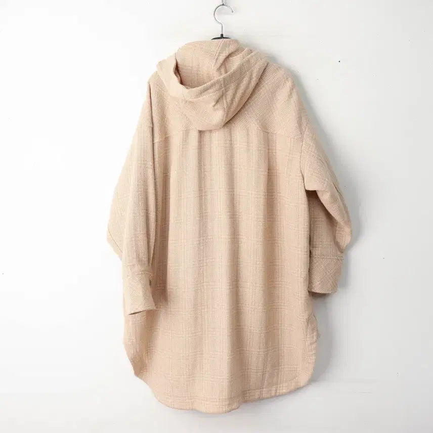 [BUNJANG] Thursday Island Oversized Hooded Check Shirt Jacket / 55/써스데이아일랜드 오버핏 후드 체크 셔츠자켓