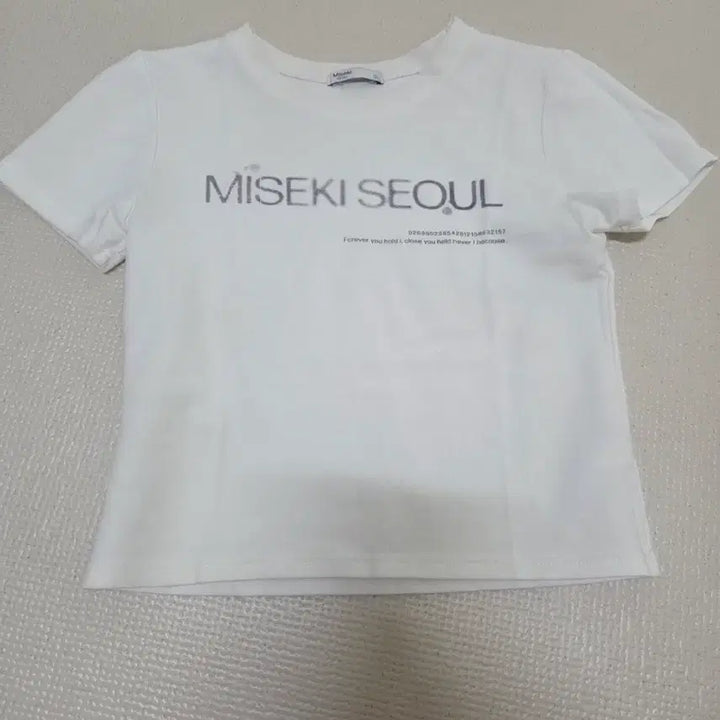 [SOLD OUT] 미세키서울 화이트 반팔티
