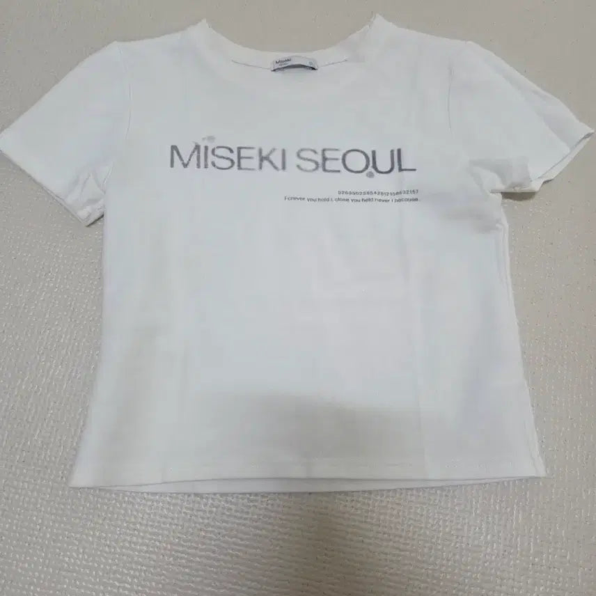 [SOLD OUT] 미세키서울 화이트 반팔티