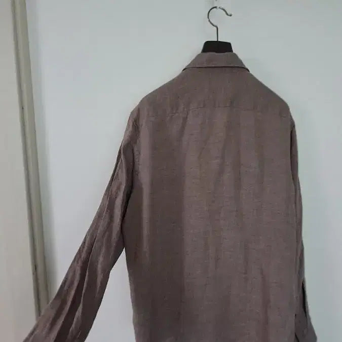 [SOLD OUT] 질스튜어트 남성 린넨 셔츠 브라운 100사이즈