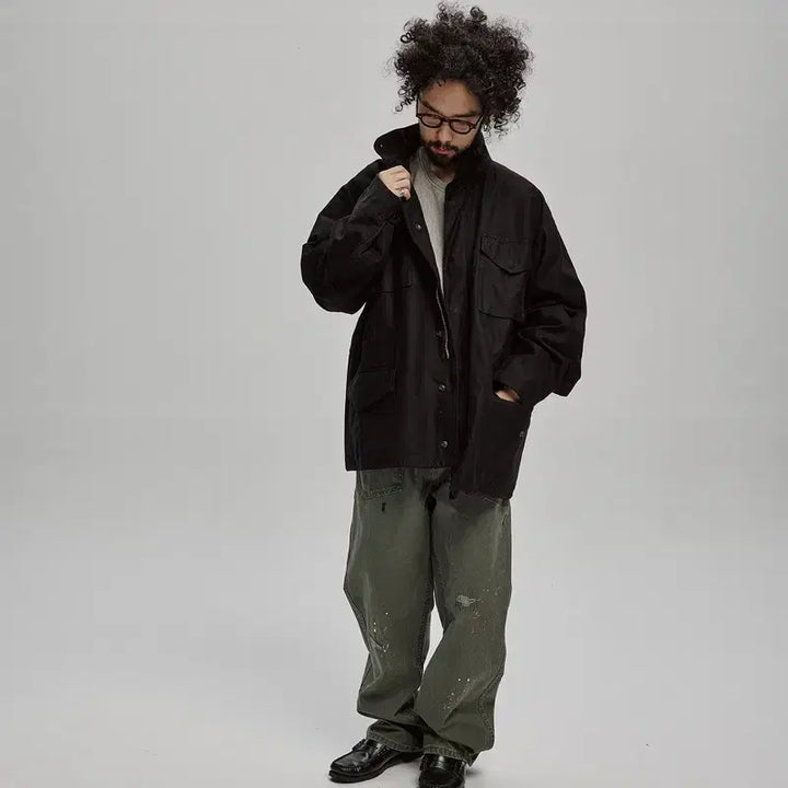 [BUNJANG] Behavior Dyed Field Jacket Anthracite / 비헤비어 / dyed m-s 필드자켓 앤트러사이트 / 4