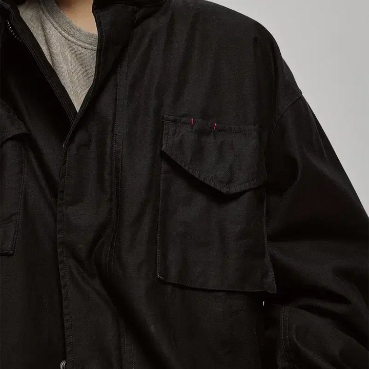 [BUNJANG] Behavior Dyed Field Jacket Anthracite / 비헤비어 / dyed m-s 필드자켓 앤트러사이트 / 4