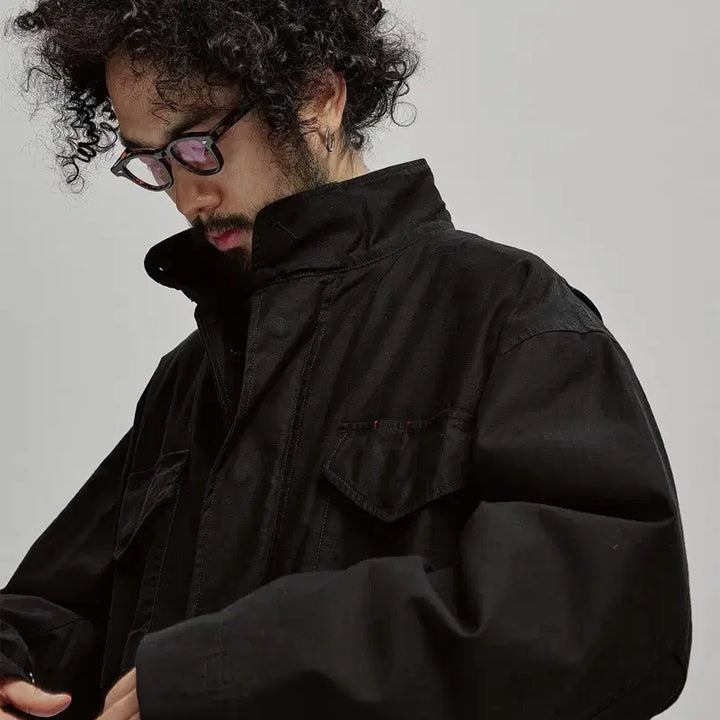 [BUNJANG] Behavior Dyed Field Jacket Anthracite / 비헤비어 / dyed m-s 필드자켓 앤트러사이트 / 4