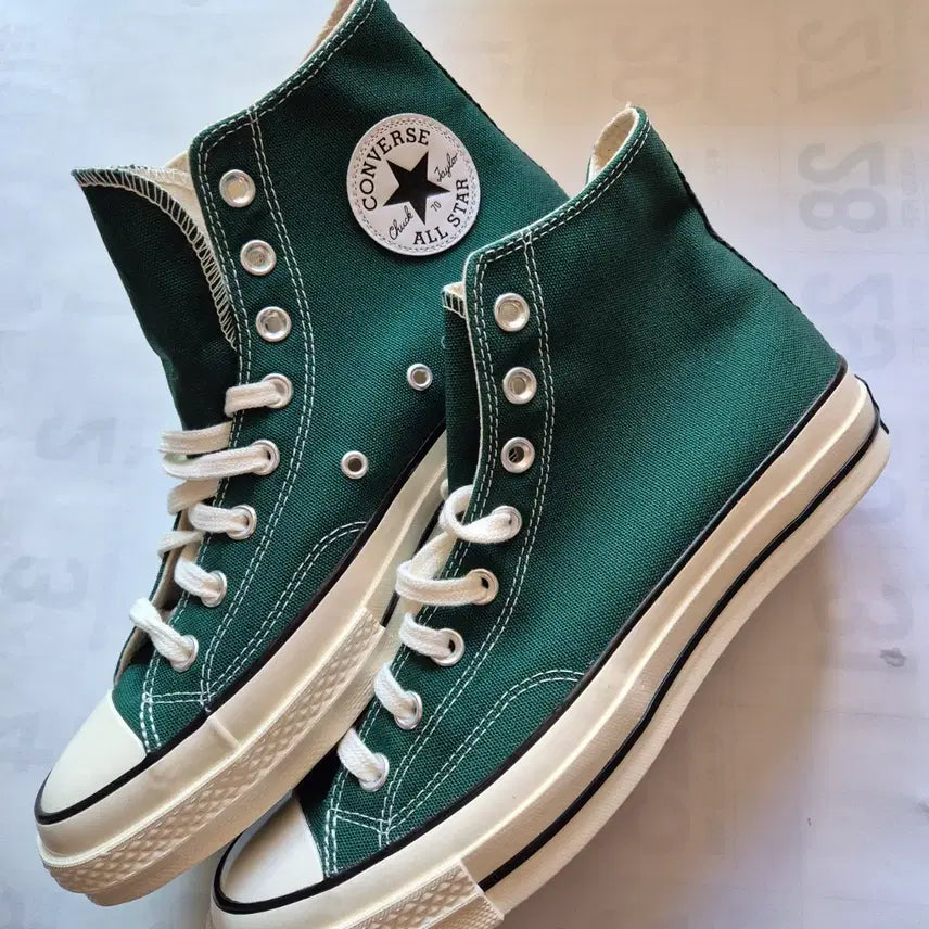 [BUNJANG] Converse Chuck 70 High Midnight Clover Sneakers / 컨버스 척 70 하이 미드나잇 클로버 270 새상품