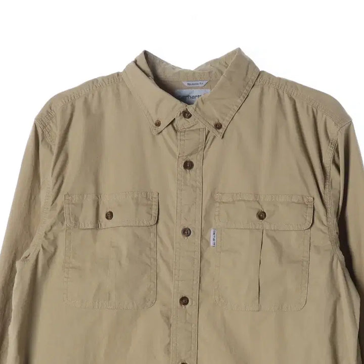 [BUNJANG] Carhartt Beige Shirt (M) / 칼하트 셔츠 베이지 M