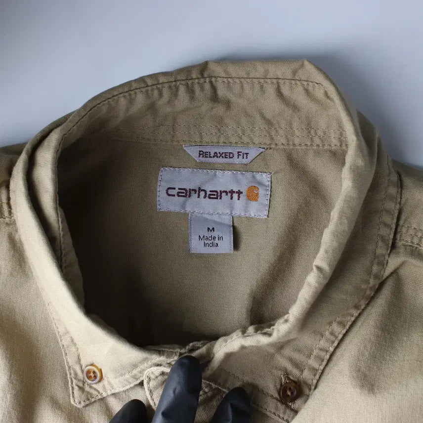 [BUNJANG] Carhartt Beige Shirt (M) / 칼하트 셔츠 베이지 M