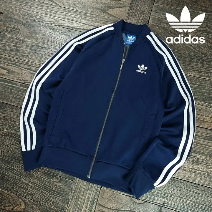 [SOLD OUT] 아디다스 슈퍼스타 져지 트랙탑 집업 자켓 네이비 M20019