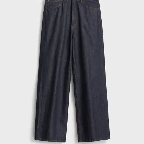 [BUNJANG] Pottery Cotton Silk Wide Denim Pants / 포터리 코튼 실크 와이드 데님 4