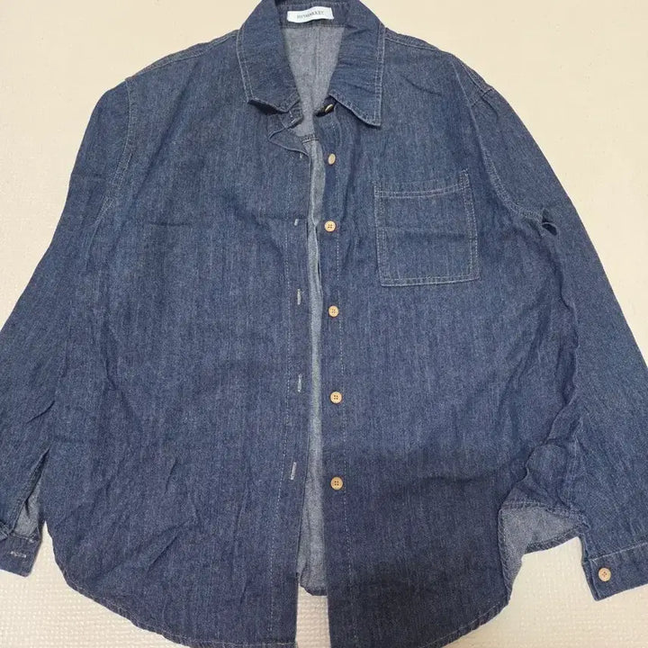 [SOLD OUT] 에이블리 지그재그 데님 셔츠