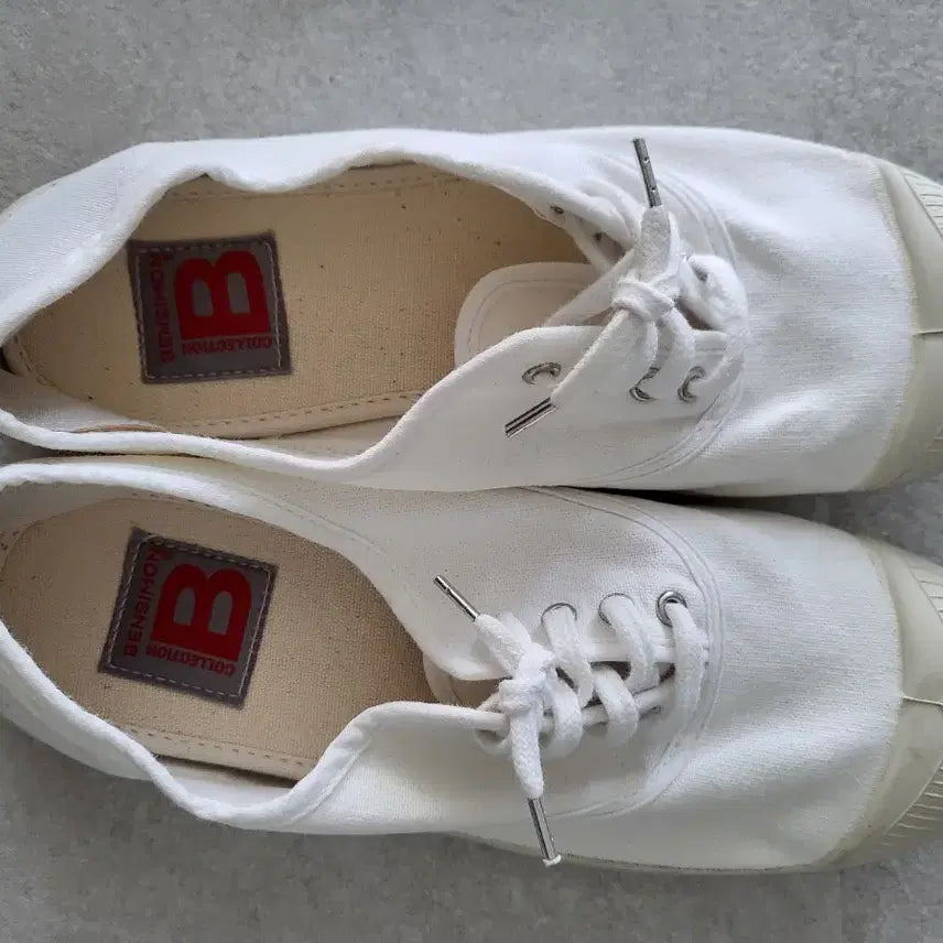 [SOLD OUT] Bensimon 벤시몽 화이트 스니커즈 (새상품)