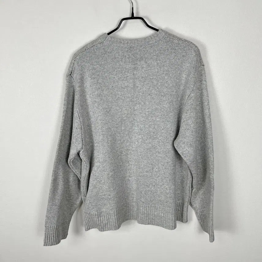 [BUNJANG] RaDen Gray Oversized Thick Knit Sweater / 프라이 오버핏 두꺼운 그레이 니트 겨울 남M 95 라덴 빈티지