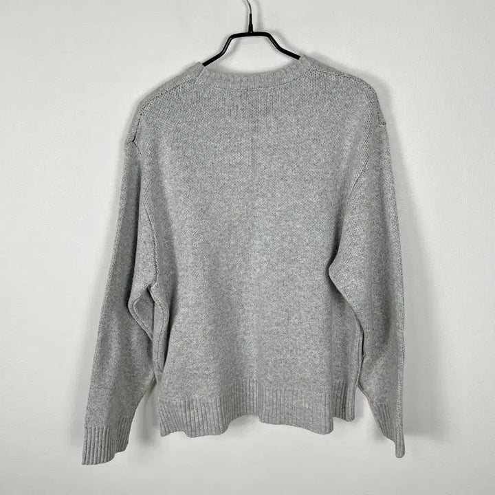 [BUNJANG] RaDen Gray Oversized Thick Knit Sweater / 프라이 오버핏 두꺼운 그레이 니트 겨울 남M 95 라덴 빈티지