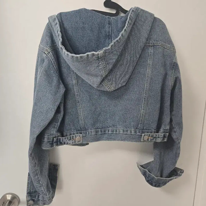 [BUNJANG] Unbranded Cropped Denim Jacket / 여성 후드크롭청자켓55
