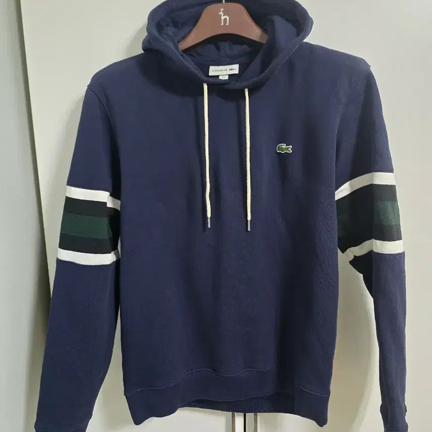 [BUNJANG] Lacoste Navy Hoodie US M / 라코스테 네이비 후드티 US M (4사이즈)