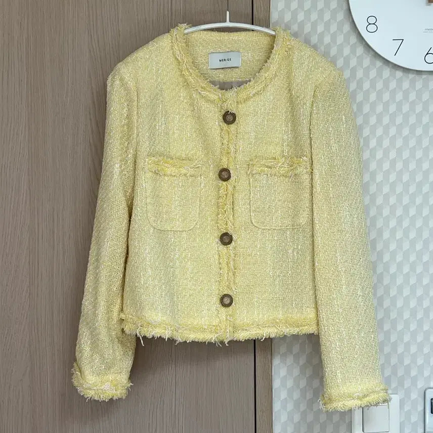 [BUNJANG] Page You Lemon Tweed Jacket / 페이지유 레몬 트위드자켓