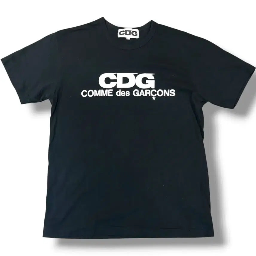 [BUNJANG] Comme des Garcons CDG Logo Line T-Shirt / Comme des Garcons L 블랙 CDG로고 라인 반팔티