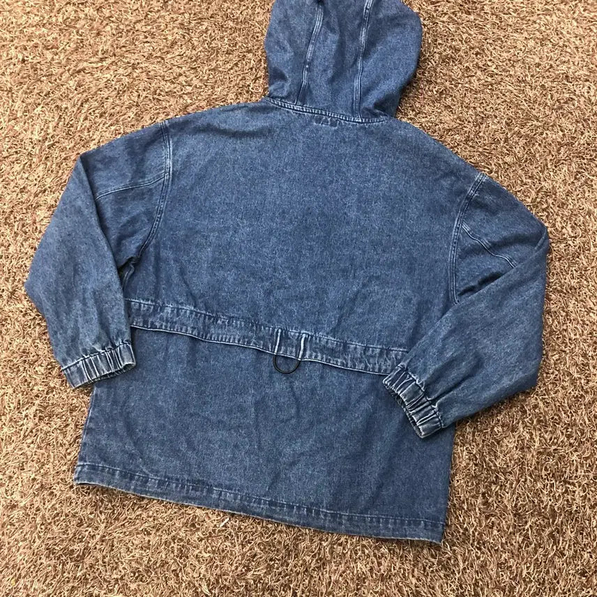 [BUNJANG] Kangol Denim Anorak Hooded Jacket / XL 캉골 데님 아노락 후드 자켓