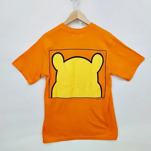 [BUNJANG] Disney Winnie the Pooh Orange T-shirt / 디즈니 곰돌이 푸 캐릭터 티셔츠 오렌지