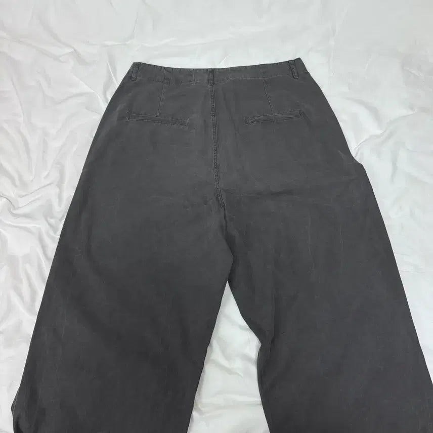 [BUNJANG] Skeletor Washed Fatigue Front Cargo Pants Charcoal XL / (1회착) 스켈리웩 워시드 퍼티그 프론트 카고 팬츠 차콜 XL