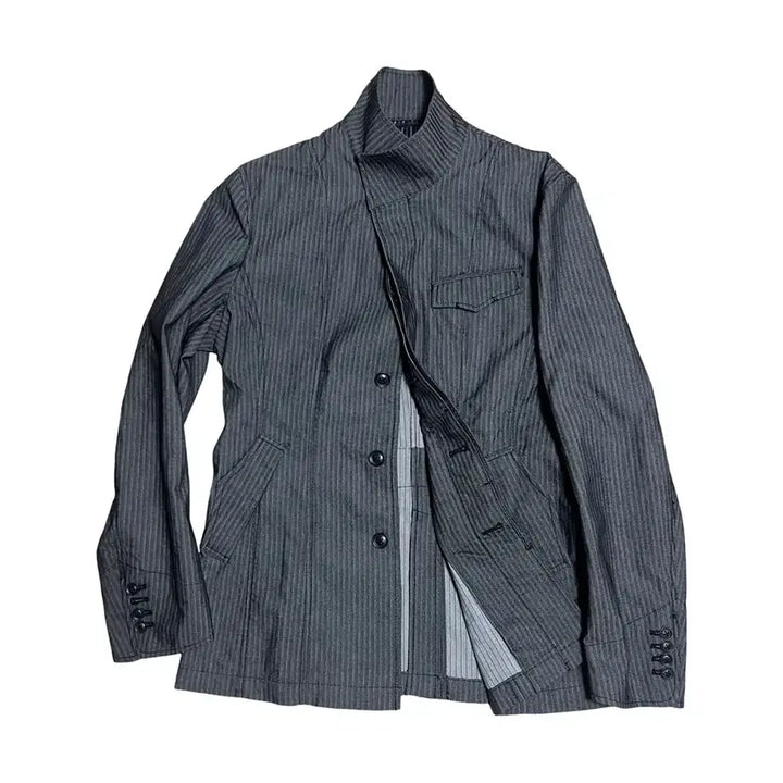 [BUNJANG] Jofio Asymmetric Stripe Jacket / Jofio Asymmetric Stripe Jacket 자켓