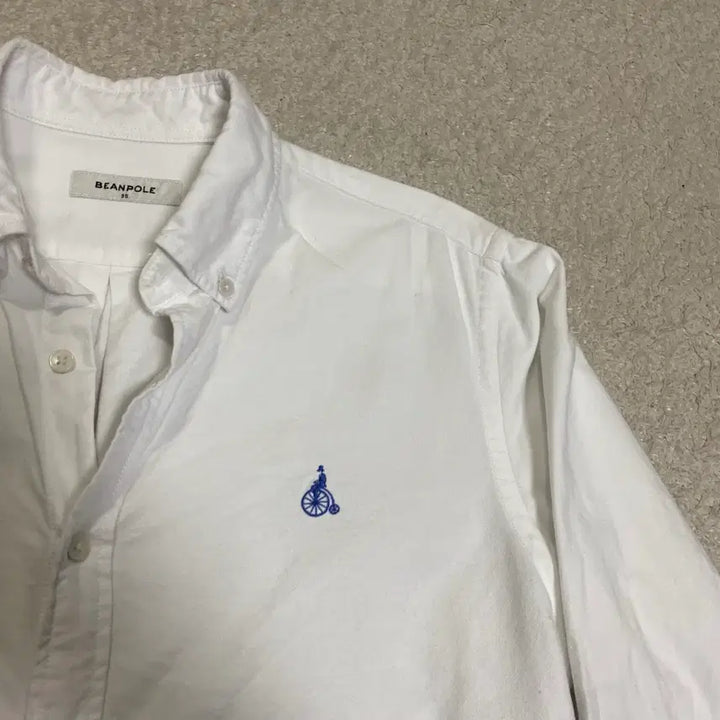 [BUNJANG] Beanpole White Shirt 95 / 빈폴 화이트 셔츠 95