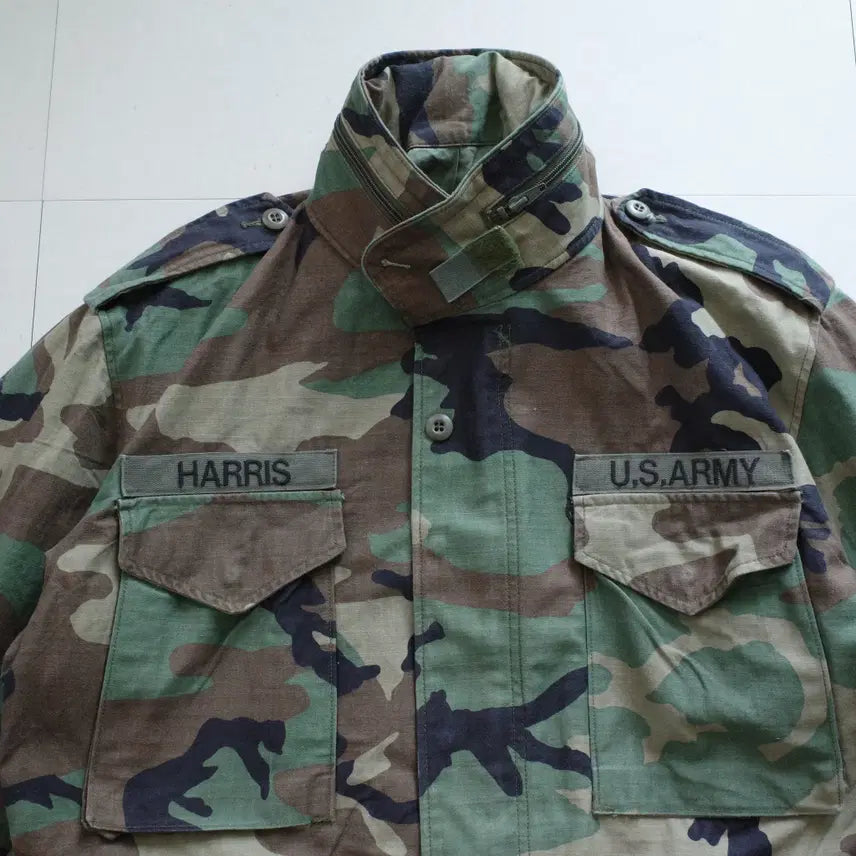 [SOLD OUT] 90s 미군 오리지널 M65 우드랜드 야상 Large-R