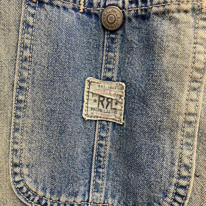 [BUNJANG] RRL Ralph Lauren Faded Denim Chore Jacket / [S] 90s RRL 더블알엘 랄프로렌 페이디드 데님 초어자켓