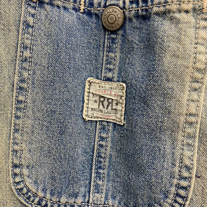 [BUNJANG] RRL Ralph Lauren Faded Denim Chore Jacket / [S] 90s RRL 더블알엘 랄프로렌 페이디드 데님 초어자켓