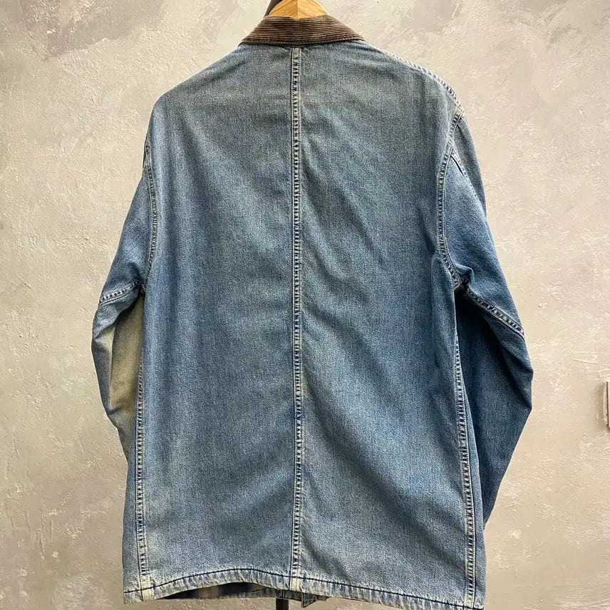 [BUNJANG] RRL Ralph Lauren Faded Denim Chore Jacket / [S] 90s RRL 더블알엘 랄프로렌 페이디드 데님 초어자켓