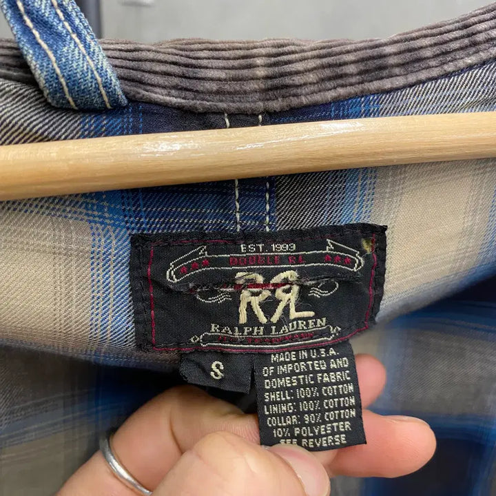[BUNJANG] RRL Ralph Lauren Faded Denim Chore Jacket / [S] 90s RRL 더블알엘 랄프로렌 페이디드 데님 초어자켓