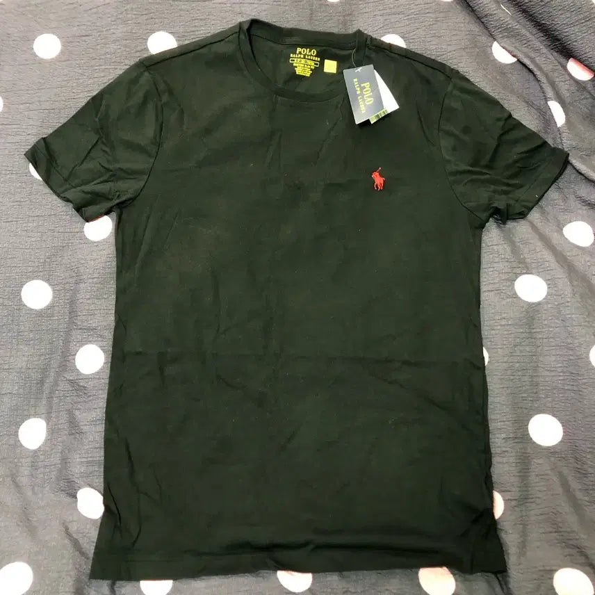 [BUNJANG] Polo Ralph Lauren Black Short Sleeve T-shirt / 폴로 랄프로렌 블랙 반팔 티셔츠 정품 택달림