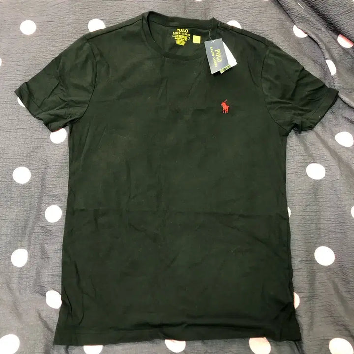 [BUNJANG] Polo Ralph Lauren Black Short Sleeve T-shirt / 폴로 랄프로렌 블랙 반팔 티셔츠 정품 택달림