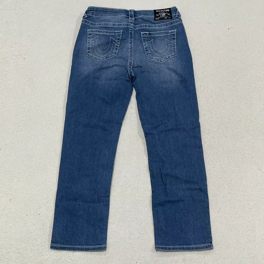 [BUNJANG] True Religion Washed Denim Jeans / 30 트루릴리전 워싱 중청 데님 팬츠 0416-2