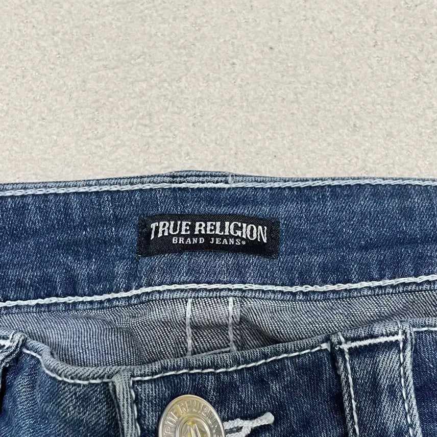 [BUNJANG] True Religion Washed Denim Jeans / 30 트루릴리전 워싱 중청 데님 팬츠 0416-2