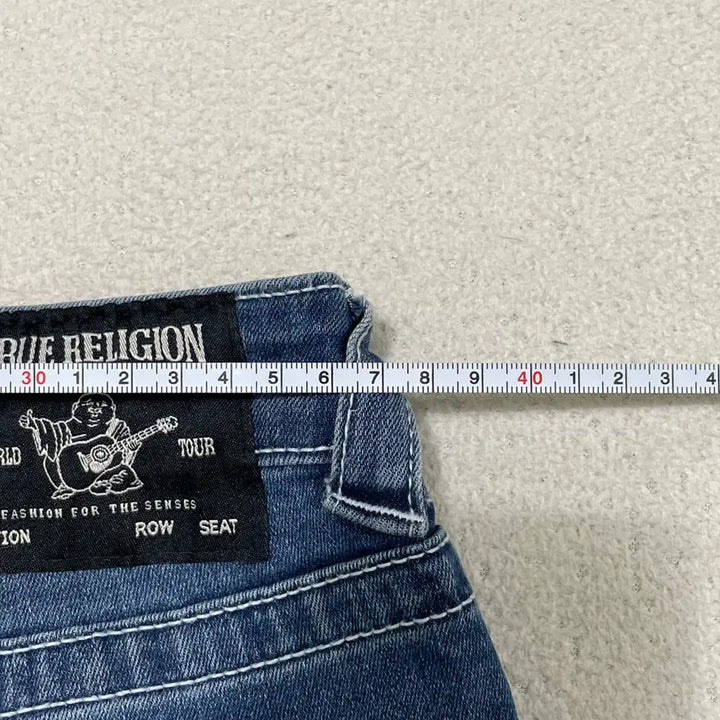 [BUNJANG] True Religion Washed Denim Jeans / 30 트루릴리전 워싱 중청 데님 팬츠 0416-2