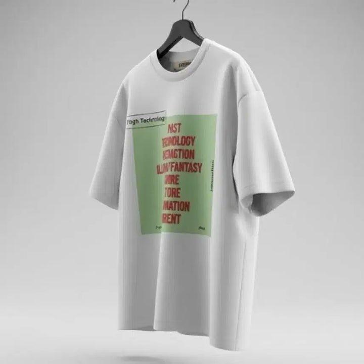[SOLD OUT] 남성95 / 시스템옴므 오버핏 나염 라운드티셔츠WT 11-1